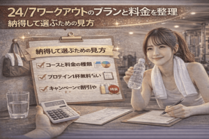 24/7ワークアウトのプランと料金を整理|納得して選ぶための見方