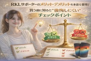 RKLサポーターのメリット・デメリットを本音で整理!買う前に知ると“後悔しにくい”チェックポイント