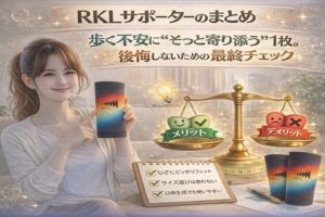 RKLサポーターのまとめ|歩く不安に“そっと寄り添う”1枚。後悔しないための最終チェック